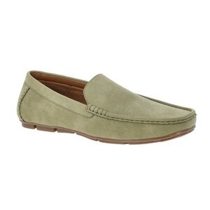 NWT GEORGE Olive Green Men's Grayson Driver Slip-on Loafer Shoe, Size 10